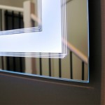 Красиво огледало с LED Pattern